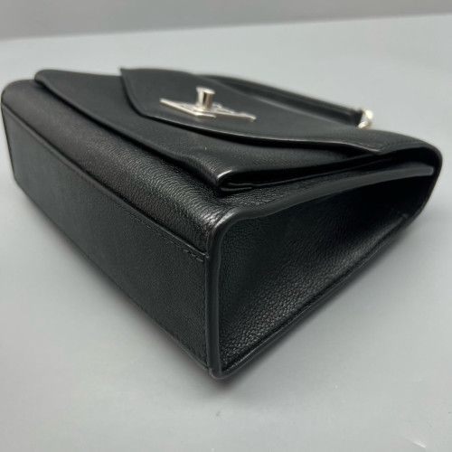 Louis Vuitton Mylockme Chain Bag BB Calfskin Black