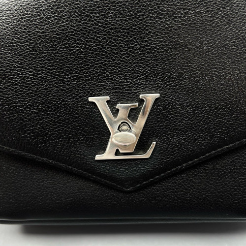 Louis Vuitton Mylockme Chain Bag BB Calfskin Black