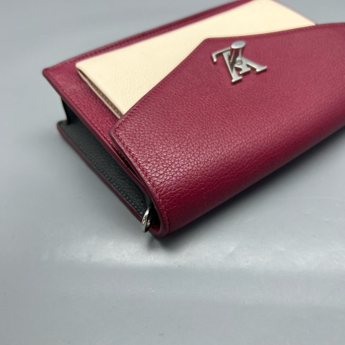 Louis Vuitton Mylockme Chain Pochette Calfskin Red White