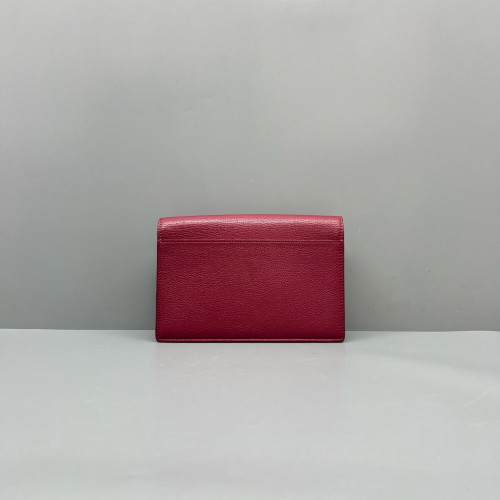 Louis Vuitton Mylockme Chain Pochette Calfskin Red White