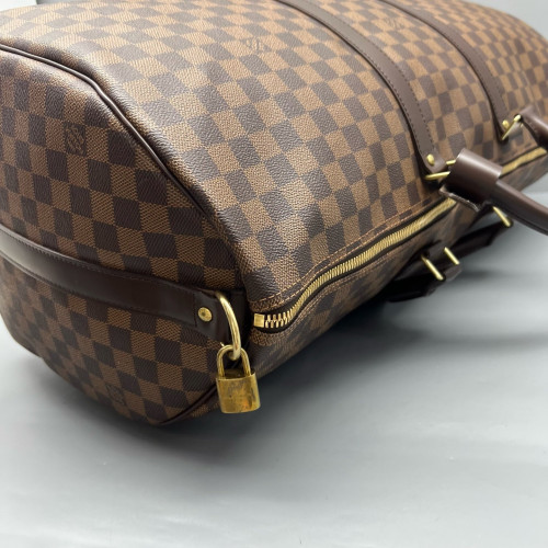 Louis Vuitton Keepall Bandouliere 55 Damier Ebene Brown