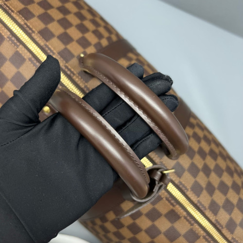 Louis Vuitton Keepall Bandouliere 55 Damier Ebene Brown