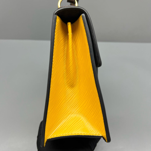 Louis Vuitton Spring Street Vernis Monogram Brown Yellow