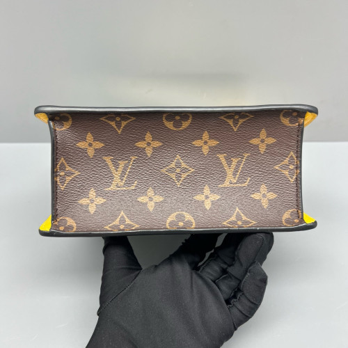 Louis Vuitton Spring Street Vernis Monogram Brown Yellow
