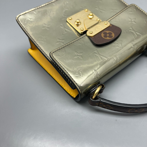 Louis Vuitton Spring Street Vernis Monogram Brown Yellow