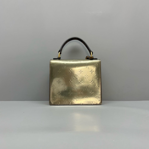 Louis Vuitton Spring Street Vernis Monogram Brown Yellow
