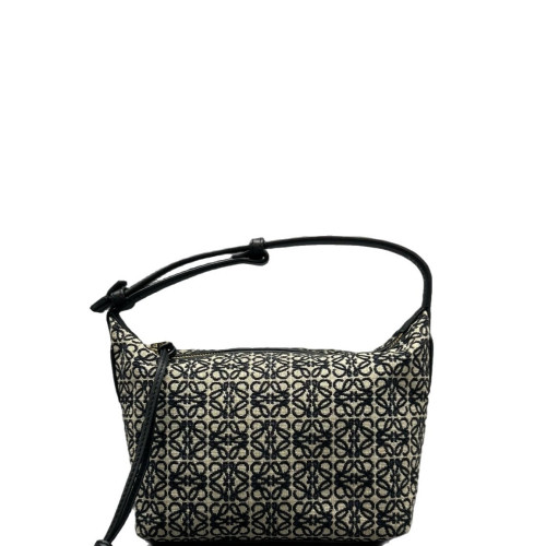 Loewe Small Cubi Anagram Black Beige