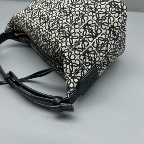 Loewe Small Cubi Anagram Black Beige