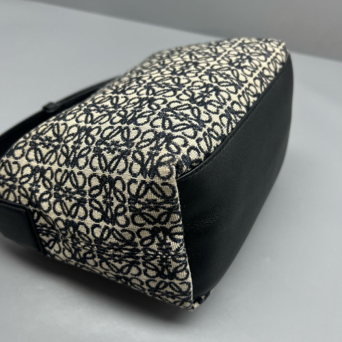 Loewe Small Cubi Anagram Black Beige