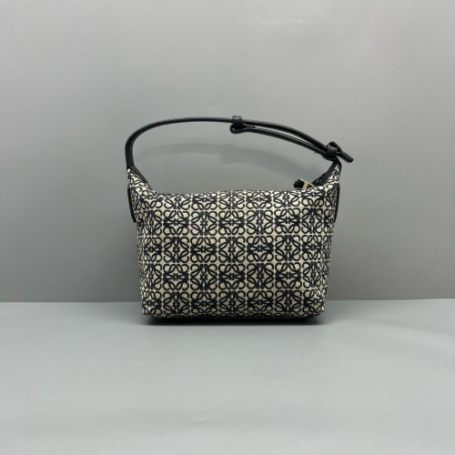 Loewe Small Cubi Anagram Black Beige