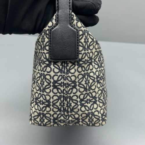 Loewe Small Cubi Anagram Black Beige