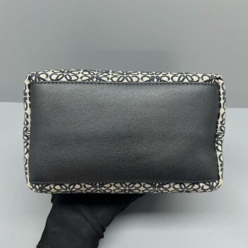 Loewe Small Cubi Anagram Black Beige