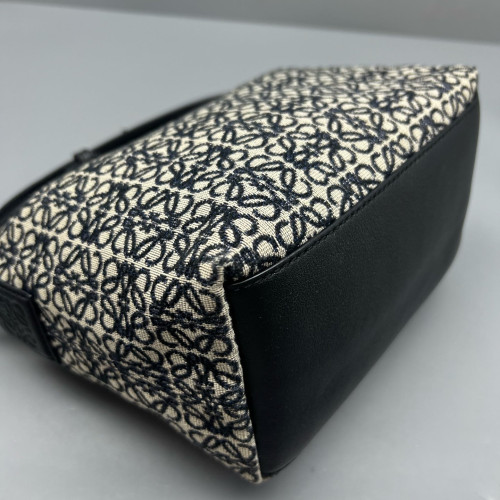Loewe Small Cubi Anagram Black Beige