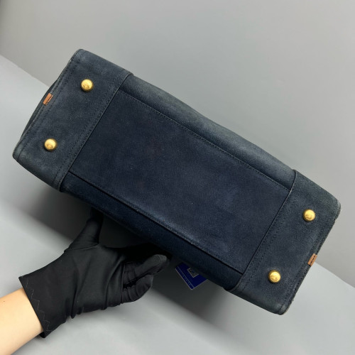 Loewe Amazona 36 Suede Dark Blue