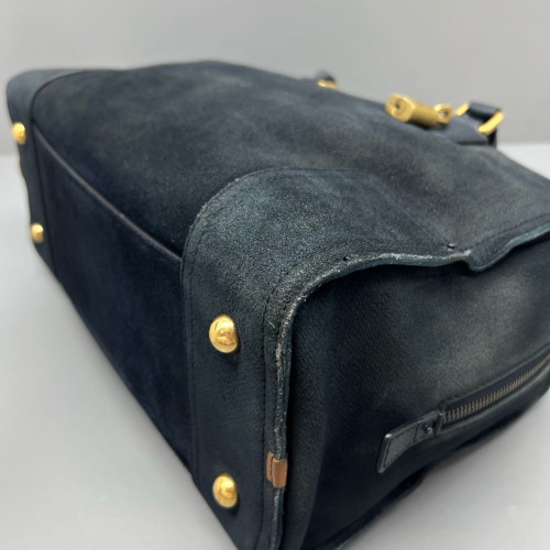 Loewe Amazona 36 Suede Dark Blue