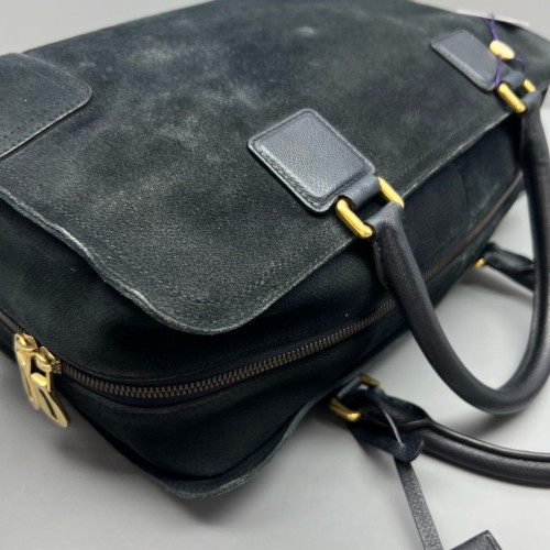 Loewe Amazona 36 Suede Dark Blue