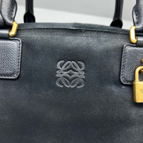 Loewe Amazona 36 Suede Dark Blue
