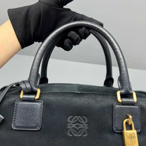 Loewe Amazona 36 Suede Dark Blue