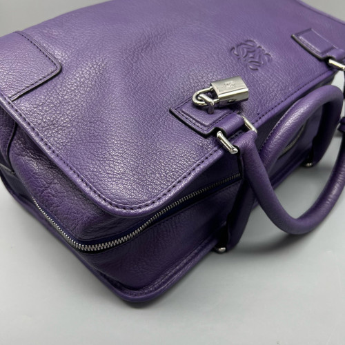 Loewe Amazona 36 Calfskin Purple