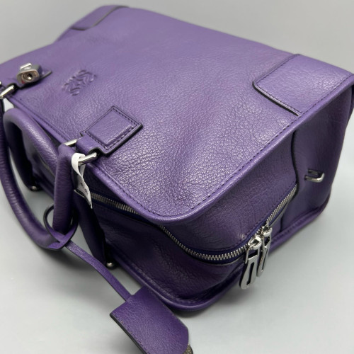 Loewe Amazona 36 Calfskin Purple