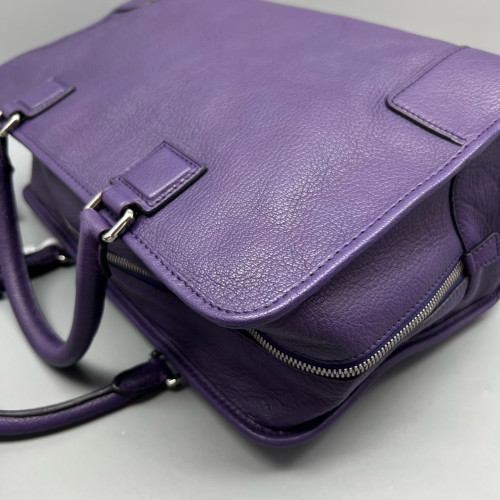 Loewe Amazona 36 Calfskin Purple