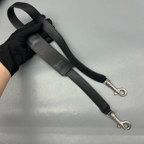 Celine Medium Trapeze Grained Calfskin Suede Black