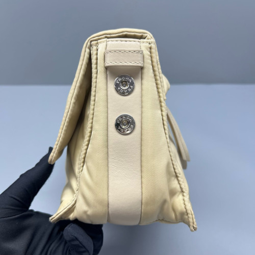 Prada Messenger Tessuto Nylon Beige Mystic White