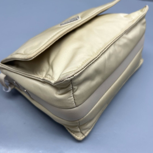 Prada Messenger Tessuto Nylon Beige Mystic White