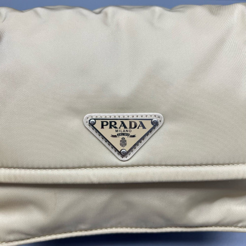 Prada Messenger Tessuto Nylon Beige Mystic White