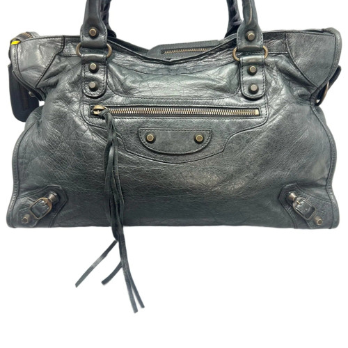 Balenciaga Medium City Arena Lambskin Dark Green