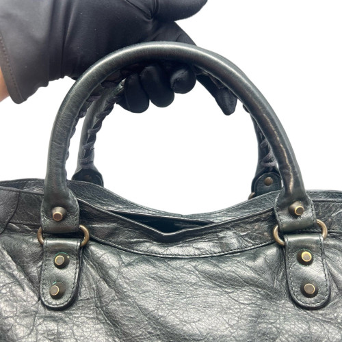 Balenciaga Medium City Arena Lambskin Dark Green