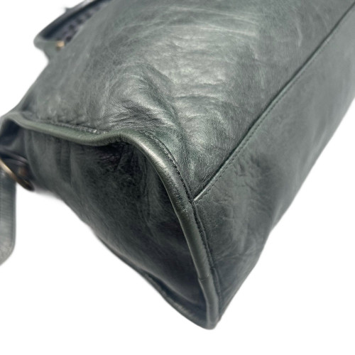 Balenciaga Medium City Arena Lambskin Dark Green