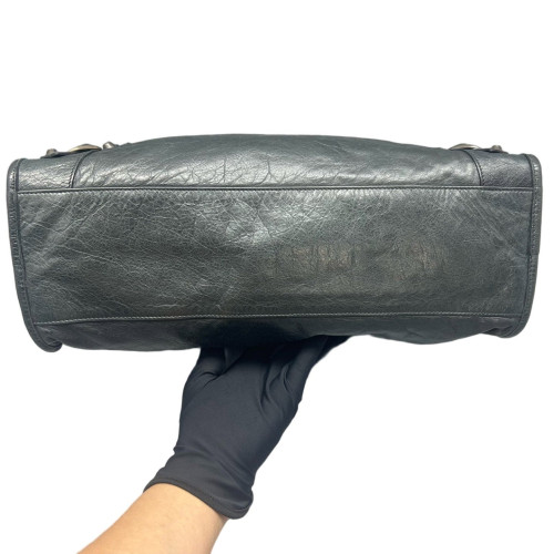 Balenciaga Medium City Arena Lambskin Dark Green