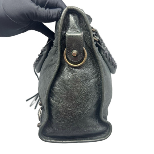 Balenciaga Medium City Arena Lambskin Dark Green