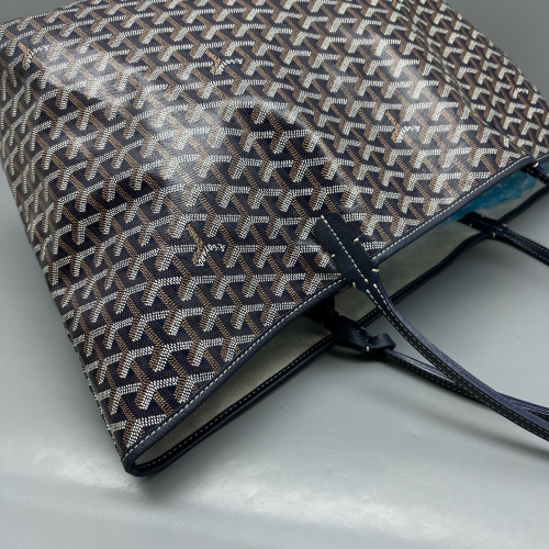 Goyard Saint Louis GM Goyardine Brown Black White