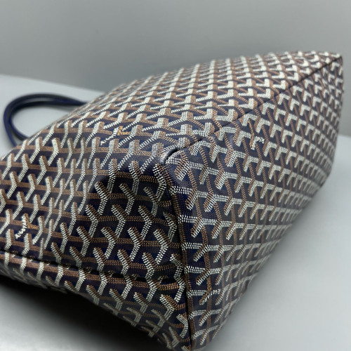 Goyard Saint Louis GM Goyardine Brown Black White