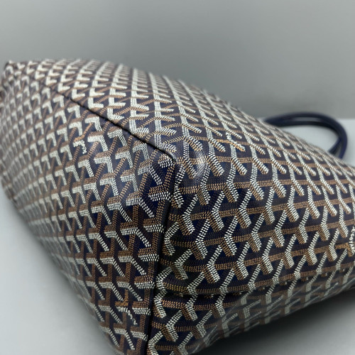 Goyard Saint Louis GM Goyardine Brown Black White