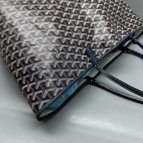 Goyard Saint Louis GM Goyardine Brown Black White