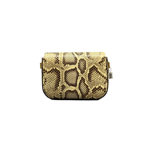 Gucci Small Horsebit 1955 Snakeskin Beige Brown