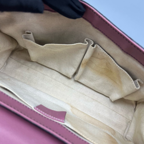 Gucci Medium Emily Chain Shoulder Bag Guccissima Pink