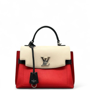 Louis Vuitton Lockme Ever BB Calfskin Red White Black