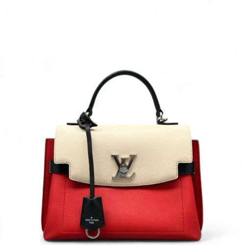 Louis Vuitton Lockme Ever BB Calfskin Red White Black