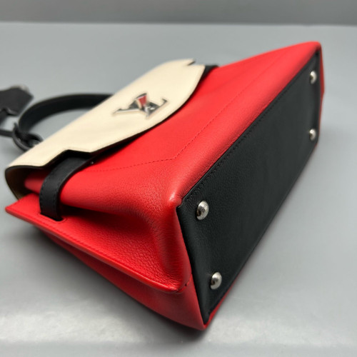 Louis Vuitton Lockme Ever BB Calfskin Red White Black