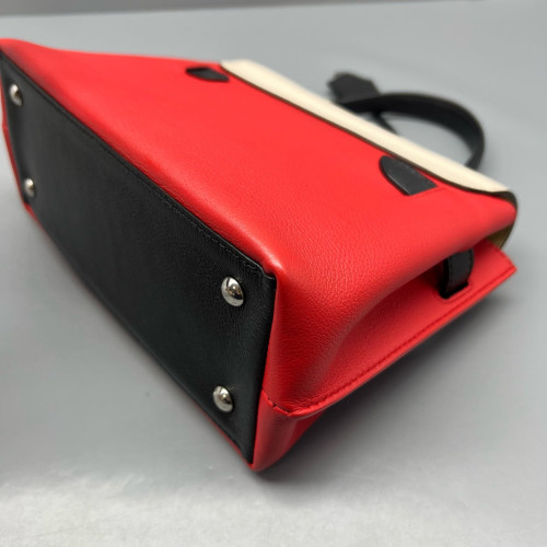 Louis Vuitton Lockme Ever BB Calfskin Red White Black