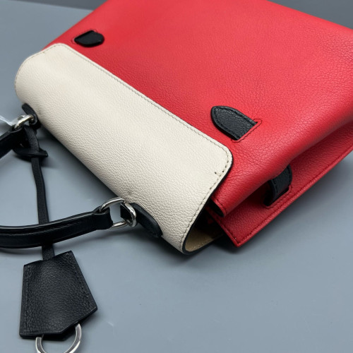 Louis Vuitton Lockme Ever BB Calfskin Red White Black