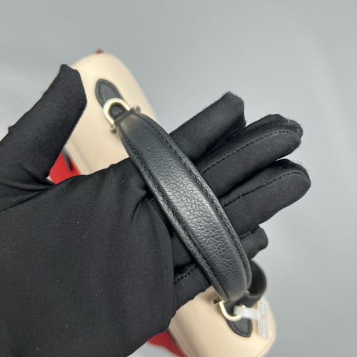 Louis Vuitton Lockme Ever BB Calfskin Red White Black