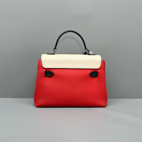 Louis Vuitton Lockme Ever BB Calfskin Red White Black
