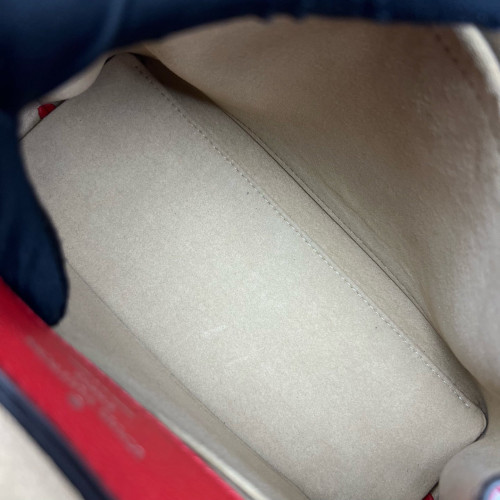 Louis Vuitton Lockme Ever BB Calfskin Red White Black
