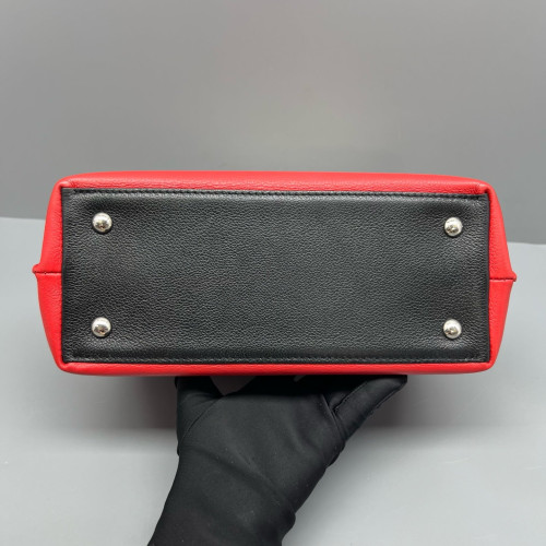 Louis Vuitton Lockme Ever BB Calfskin Red White Black