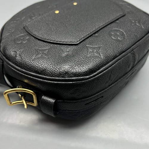 Louis Vuitton Boite Chapeau Souple MM Monogram Empreinte Black